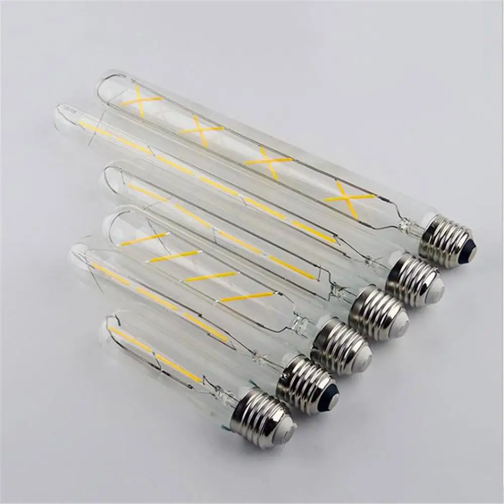 Vintage LED Tubular Edison Light Bulbs T125 T185 T225 T300 LED Filament Bulb for Desk Lamp, Display Pendant Light