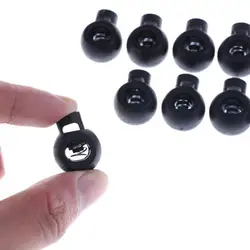 10Pcs Non-slip Elastic Shoe Lace Shoelace Buckle Stopper Rope Clip Clamp Paracord Cord Locks Easy Faster Shoes Reflective