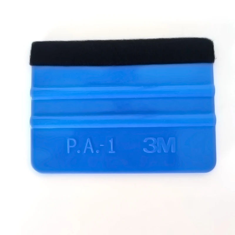 99 X 72mm Blue Portable Felt Edge Squeegee Car Vinyl Wrap Application Tool Scraper Decal Auto Car Cleaning Car Brush Accessories