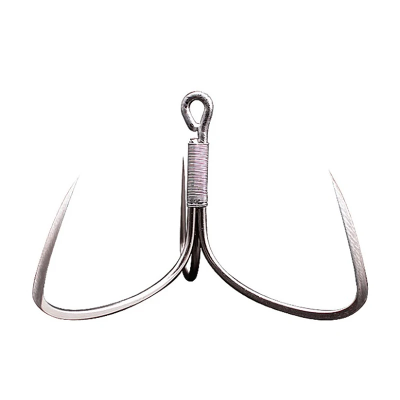 DYGYGYFZ 2 יחידות חכמות להב עוגן חוגרי דייג פלדת פחמן גבוהה חוגרי דייג חכמים מאוד חוגרי דייג ים