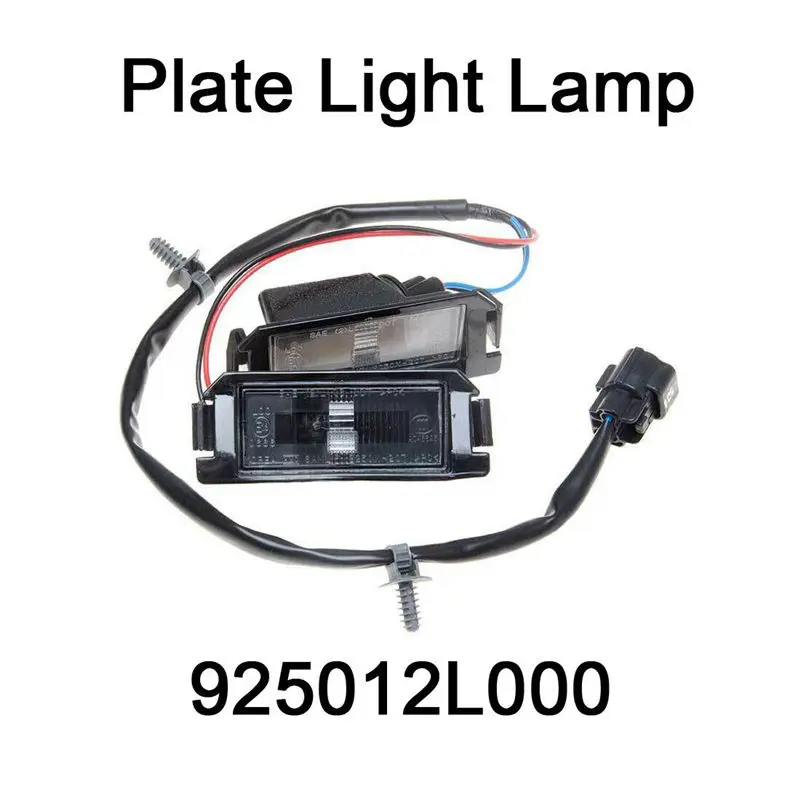 925012L000 Genuine License External Plate Light Lamp for Hyundai Elantra i30