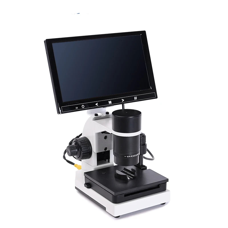 500X and below monocular digital microscope blood microcirculation + 7“ or 9” color LCD monitor