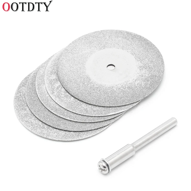 5pcs/lot Dremel Accessories Diamond Grinding Wheel Saw Circular Cutting Disc Dremel Rotary Tool Diamond Discs