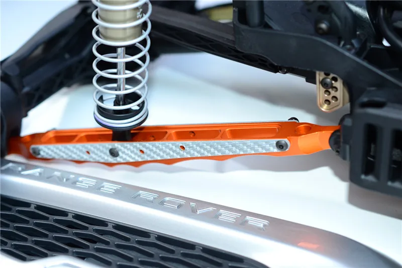 AXIAL 1/8 YETI XL AX90032 MONSTER BUGGY coche de escalada accesorios de actualización Metal aleación de aluminio quilla inferior trasera