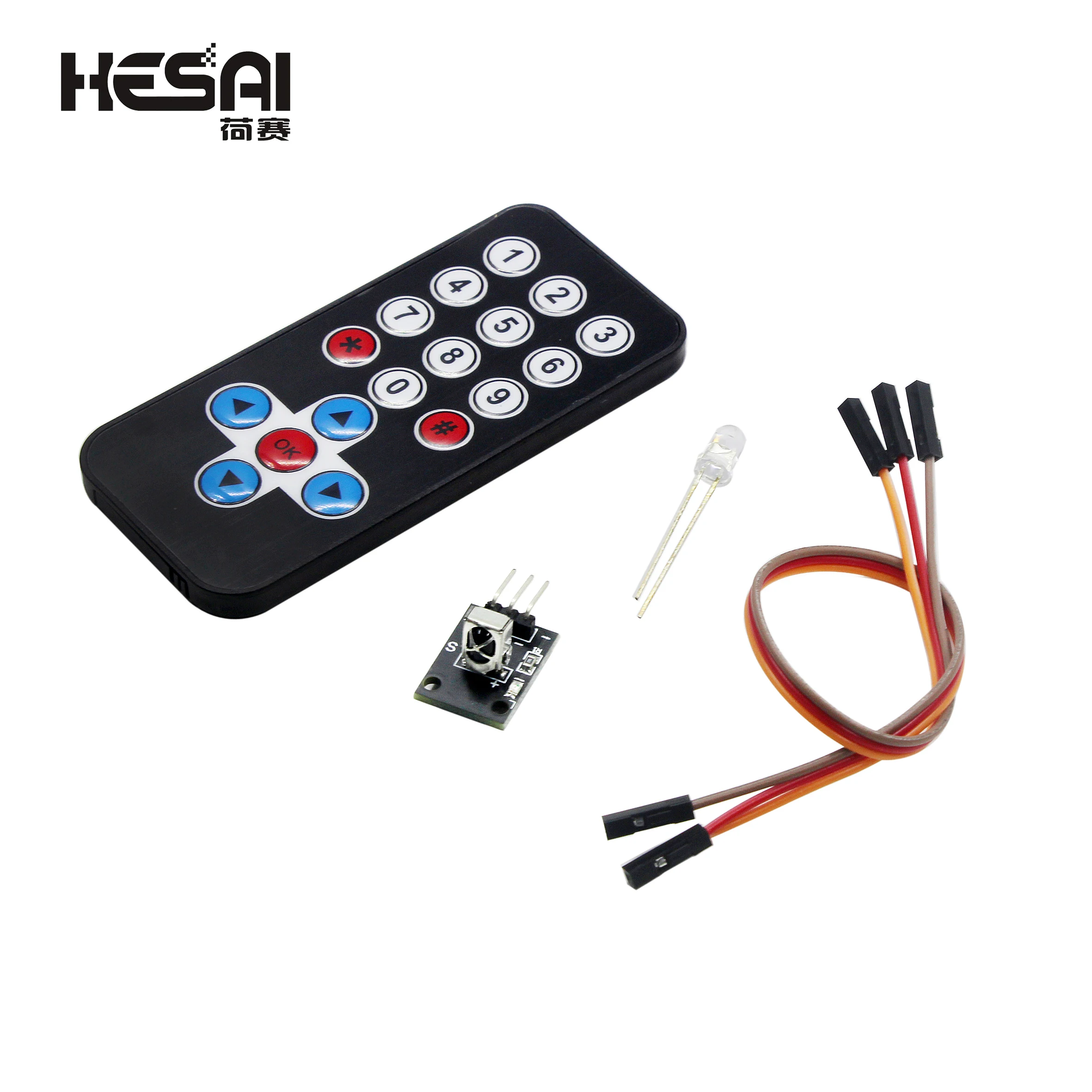 New 2021 Smart Electronics Infrared IR Wireless Remote Control Module Kits HX1838 For Arduino Diy Kit