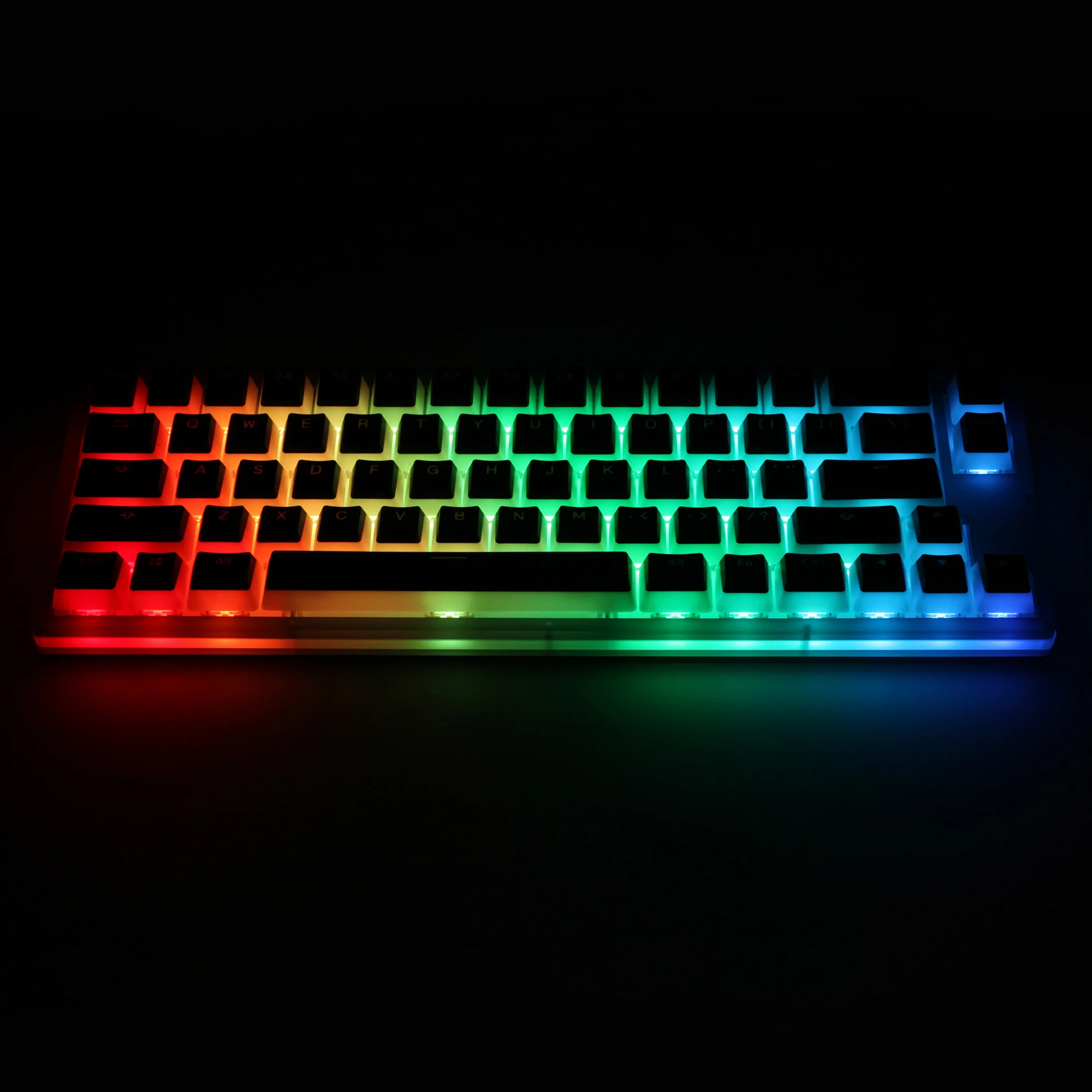 

Womier V66 Oreo hot swappable Switch Custom Mechanical Keyboard rgb smd led type c usb port acrylic case rgb Pudding keycap