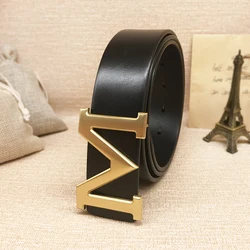 2023 Cartuar official store fashion belt for men lady 3.8 cm high quality genuine leather cow skin buckle buckle free shipping