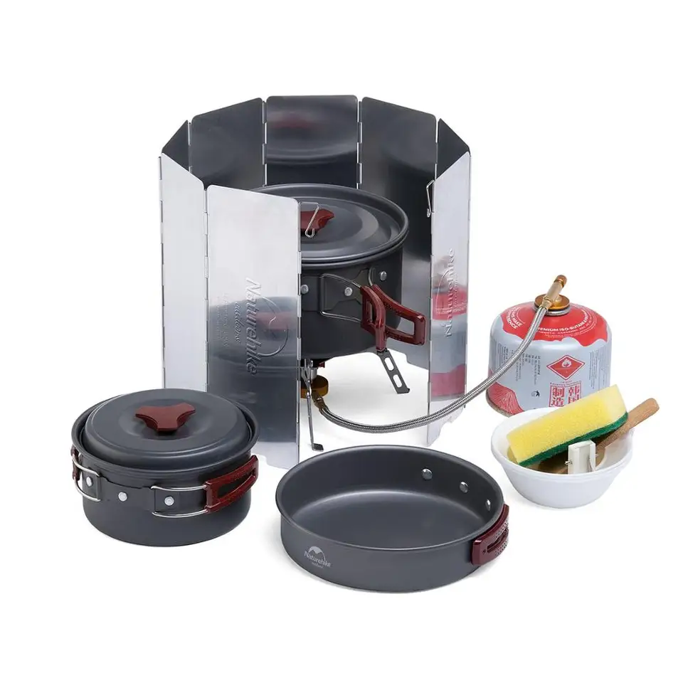 Naturhike Stove Windshield 8Pcs 10Pcs Outdoor Camping Portable