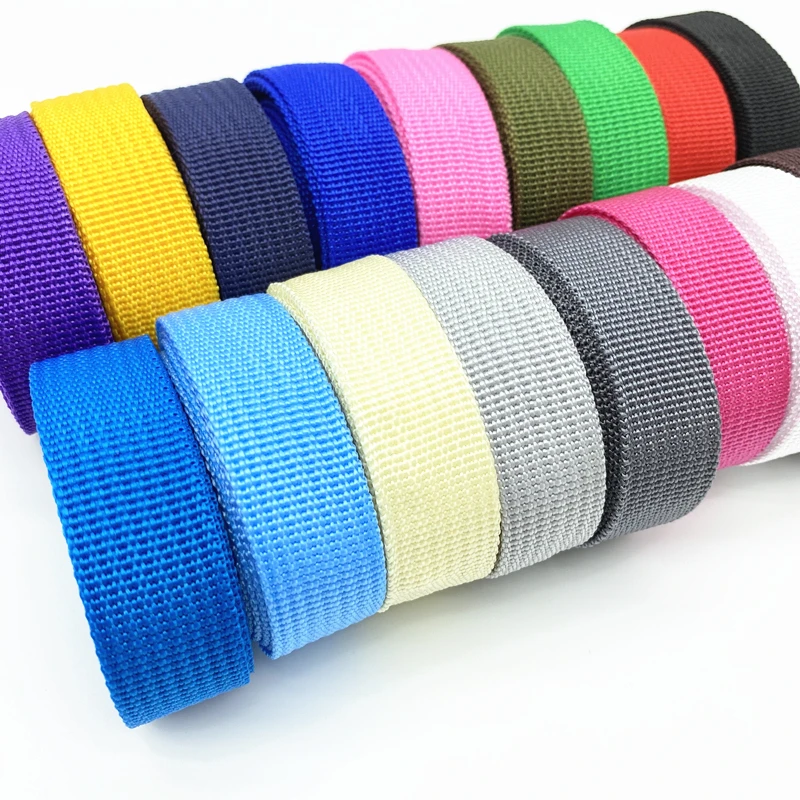 

2 yards 20mm Canvas Ribbon Belt Bag Webbing Nylon Pet Knapsack Strapping Sewing Accessories