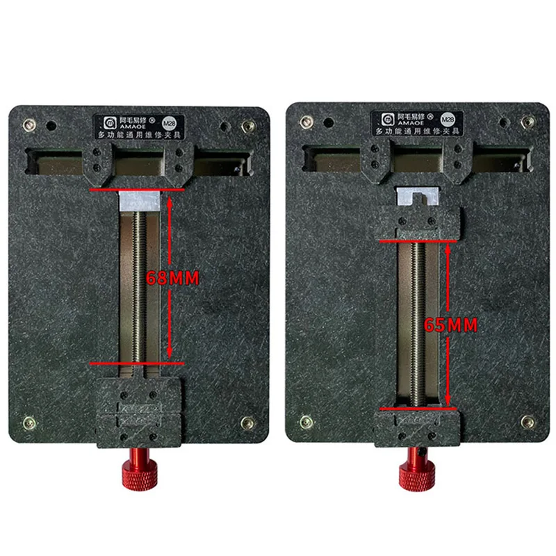 AMAOE soporte de PCB, placa de circuito, plantilla de soldadura, Clip de fijación, herramienta de soldadura de mesa de plataforma de eliminación de pegamento, M28, M32, M33, M34
