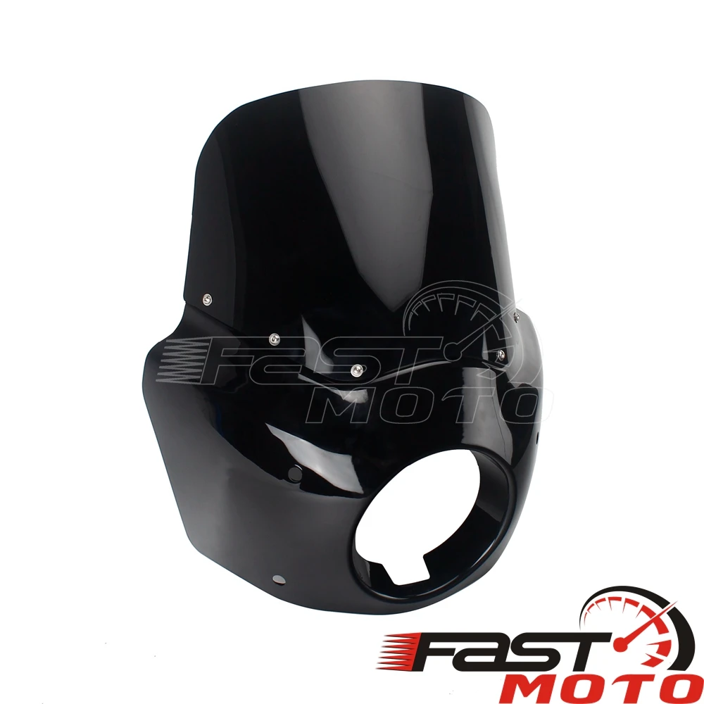 Headlight Fairing Mask For Harley Dyna Wide Glide FXDWG EFI FXDWGI 2006-2017 Motorcycle 5 3/4