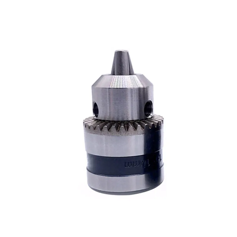 1pcs 1.5-10mm B12 3/8 Thread Drill Chuck Conversion Drill Chuck 1/2 M12x1.25  Wrench Into Electric Drill Keyless 3 Jaw Chuck