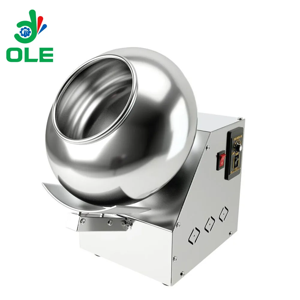 

Chocolate Coating Polishing Pan Machine With Dry Function And Heating Plate