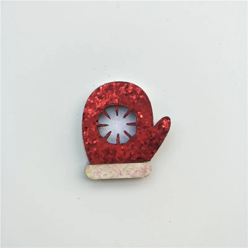 20 Stück/Los, verschiedene Designs, glitzernde Weihnachtsgeißbrenner-Applikationen mit Polsterung für Bastelarbeiten, Kleidung, Nähzubehör, DIY-Haarspangen-Accessoires. – Detail 9
