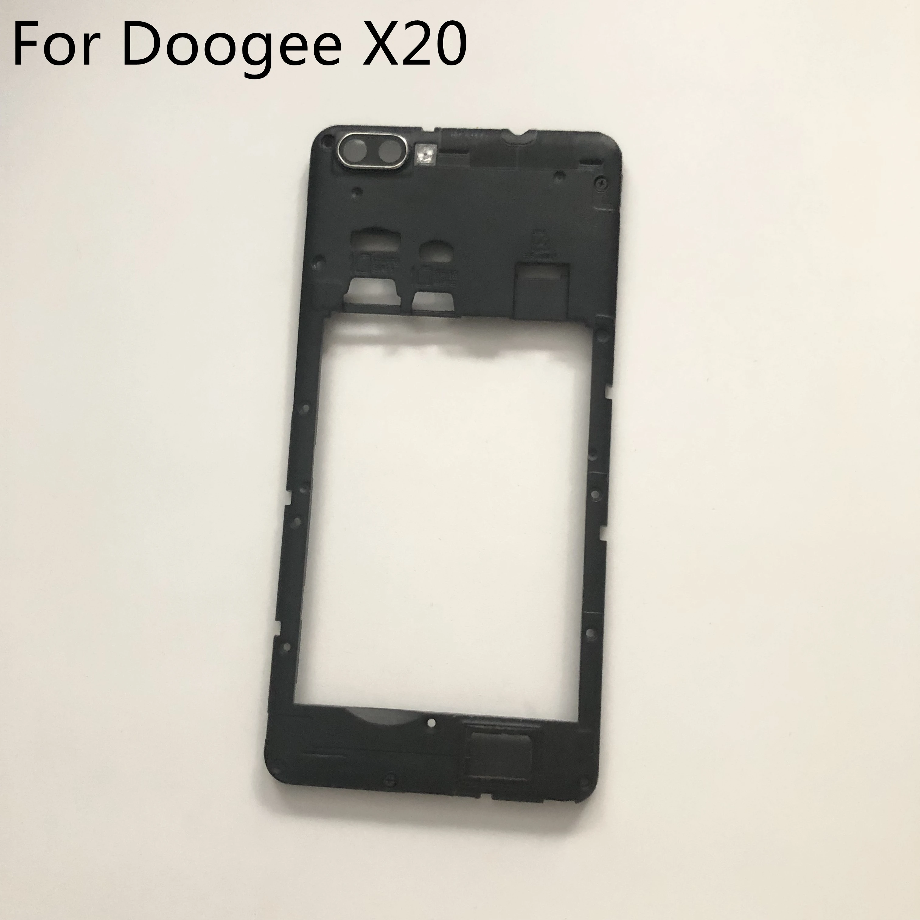 Doogee X20 Back Frame Shell Case + Camera Glass Lens For Doogee X20 MT6580 Quad Core 5.0 inch HD 720 x 1280 Smartphone