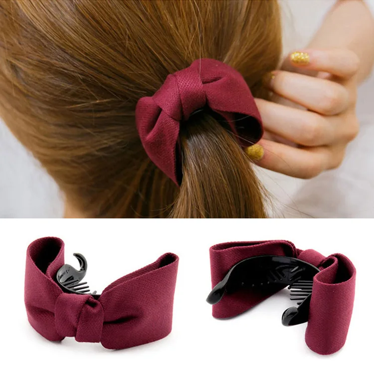 Pince à cheveux de marque coréenne pour femmes et filles, pince à nœud papillon, accessoires pour cheveux, crabe, épingle à cheveux, vêtements de sauna, mode