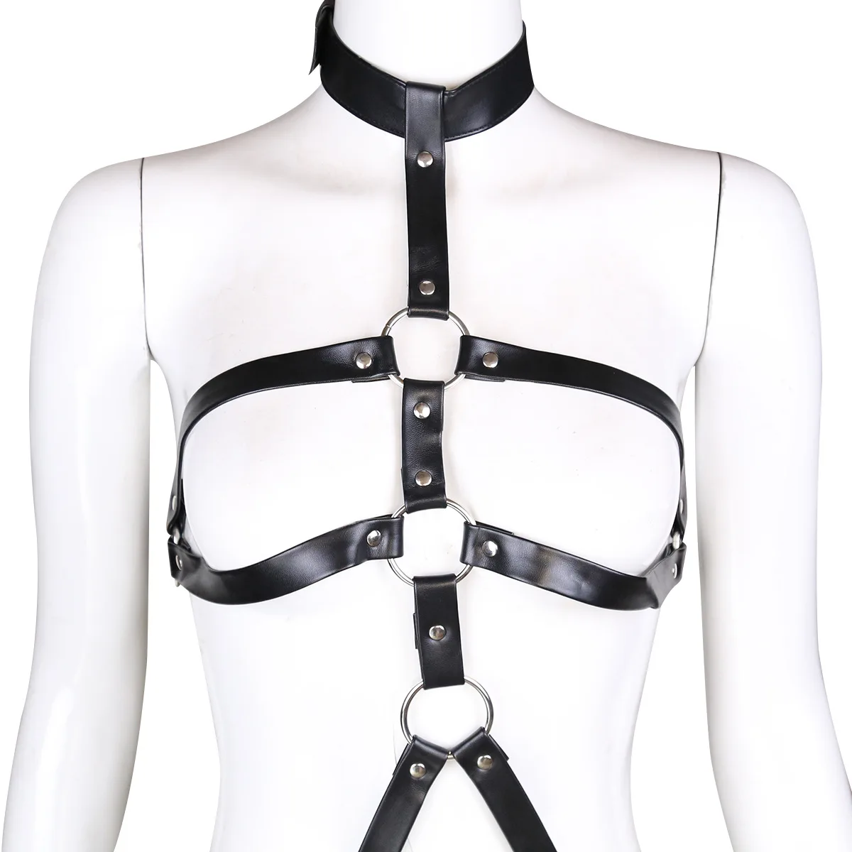 Slave Bondage Body Leather Harness With Arm Handcuffs For Fetish Bdsm Adult Games,Erotic Rope Flirting Accessory For Sexy Women