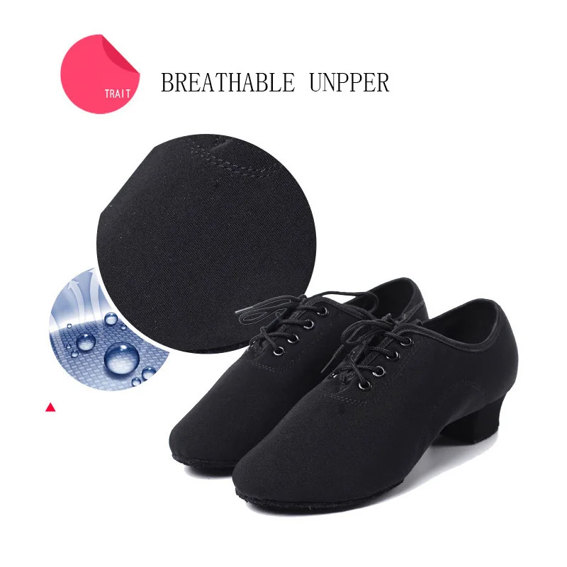 Caz modern dans ayakkabıları kadın dans sneakers kızlar için bayanlar balo salonu dans ayakkabıları kadın yakın ayak ile 3/5cm topuklu