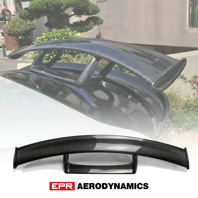 R55 R56 Carbon Fiber Roof Spoiler Type C Fibre Rear Wing Body Kit For Mini Cooper 06-13 R58 R59 Ver.2.11/2.12 Car Accessories