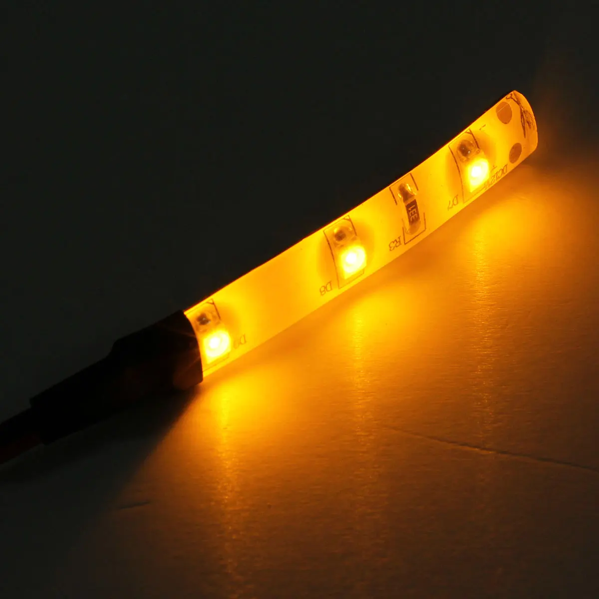 12V 3 LED 3528 SMD IP65 Waterproof LED Strip Light Flexible Lamp for Auto Motorcycle Styling Universal Car Decoration Colorful