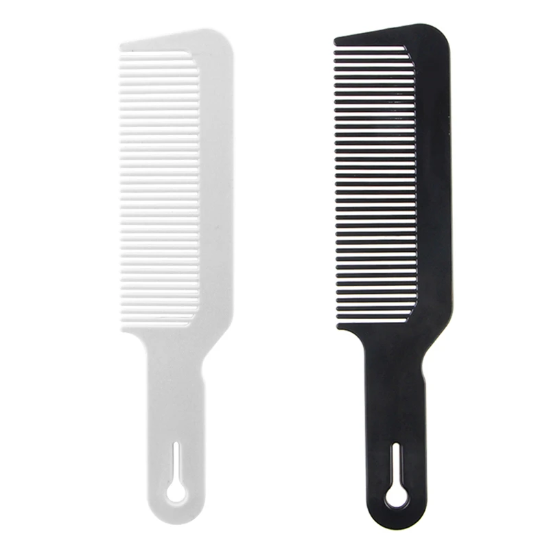 Clipper Comb Barber Flat Top Hair Combs Hairdressing Hair Cutting Salon Styling Tool Black/White