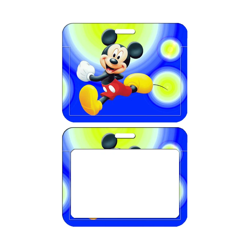 Disney Mickey Minnie Mouse Naam Card Cover Campus Kaart Tas Kaarthouder Id Card Case Horizontale Ontwerp