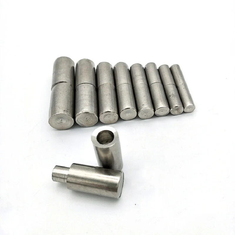 Stainless Steel Round joint  Welding  hinge  Large industrial Heavy duty iron door weld barrel hinge