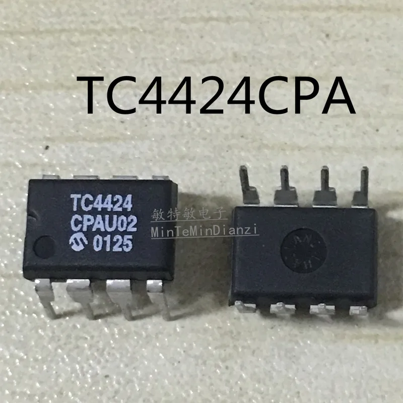 5pcs/lot TC4424CPA  TC4424 DIP8 IC  IN STOCK new original