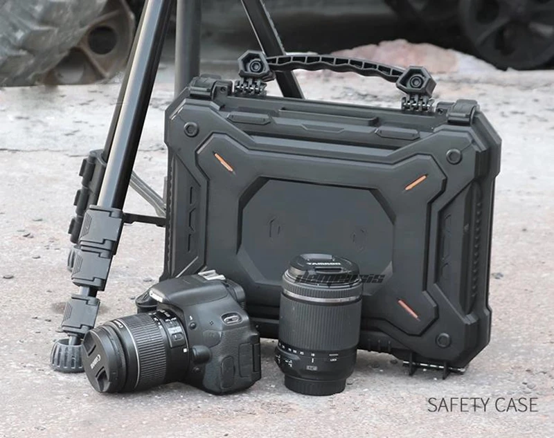 Taktischer Pistolenkoffer mit Schaumstoffpolsterung Airsoft Handfeuerwaffenkoffer Wasserdichter Schutzkoffer für Jagdwaffen Zubehör Kamerakoffer – Detail 17