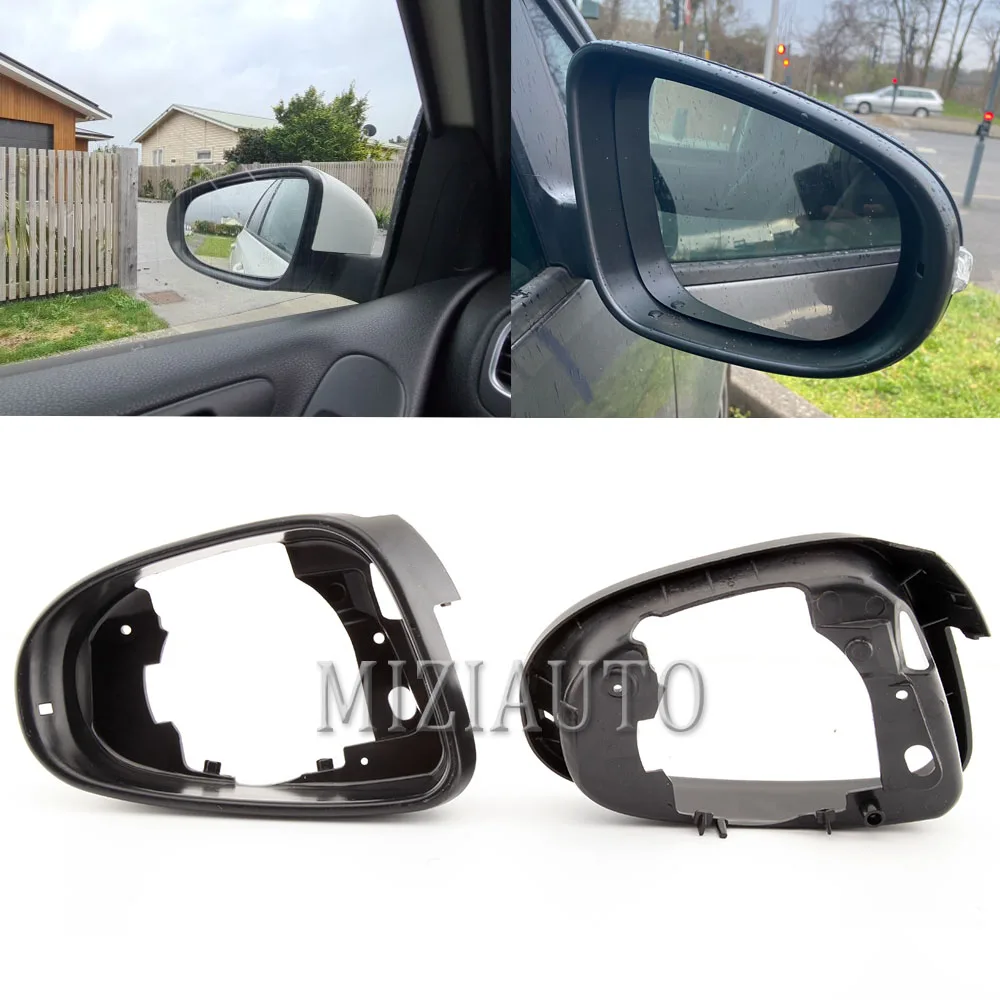 

Side Door Rear View Mirror Glass Frame Holder Fit For VW Golf 6 MK6 Gti 2009-2013 For Touran 2009-2014 2015 Trim Car Wing Mirror