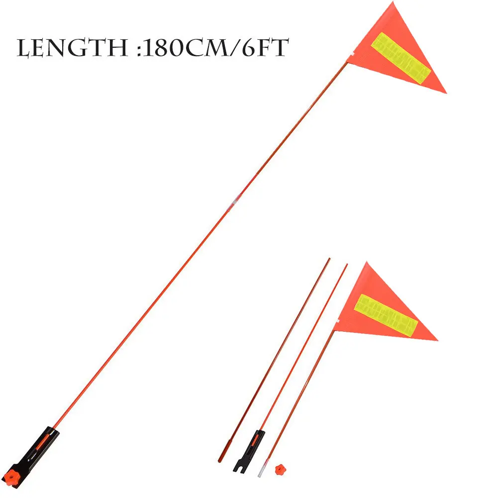 MTB Road Bike Bicycle Safety Flag Children Bike Safety Triangular Flag With Mounting Bracket For Boys Girls Cycling Accessories