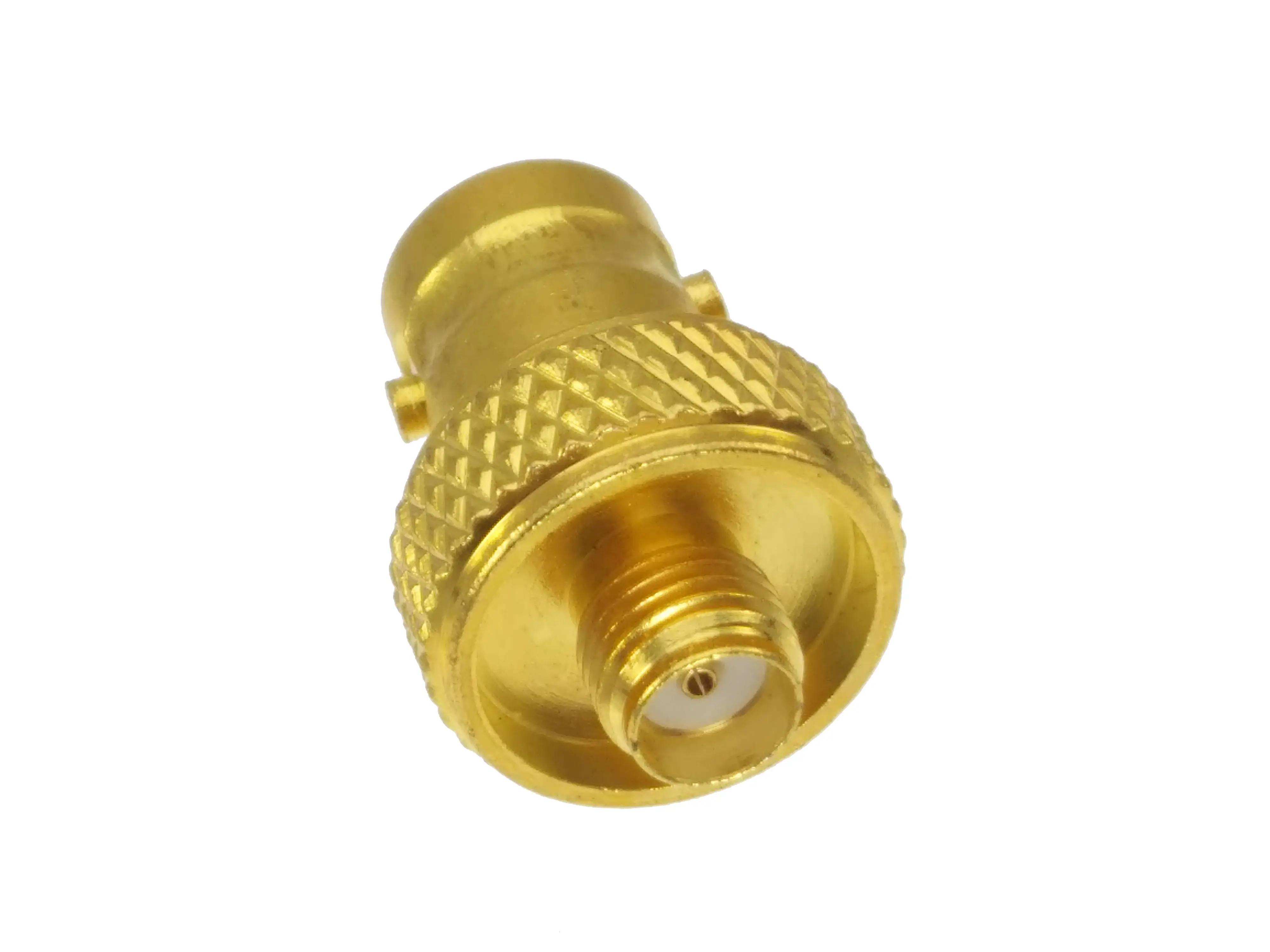 10pcs Conversion Adapter BNC female to SMA female Jack F RF Coaxial connector for radio Antenna gold Plated