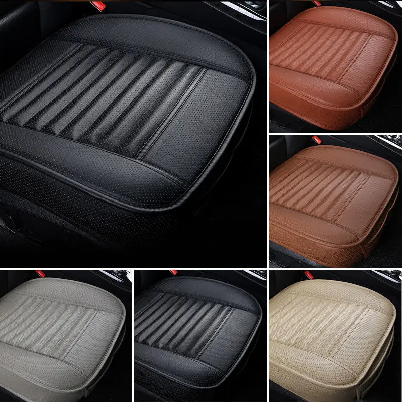 Universal Car Seat Cover Breathable PU Leather Pad Mat For Auto Chair Cushion Car Front Seat Cover Four Seasons Anti Slip Mat