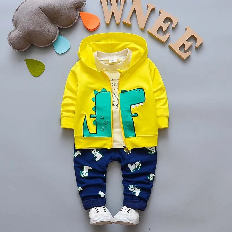 BibiCola Children boys clothing set spring baby boys hoodies striped tops+pants 2pcs sport suit kids tracksuit toddler costume