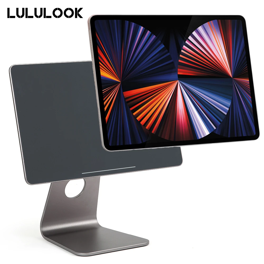 Магнитная подставка Lululook для Apple iPad Pro, Алюминиевый Регулируемый угловой магнитный держатель для iPad Pro 11/12.9/iPad Air, Настольный кронштейн