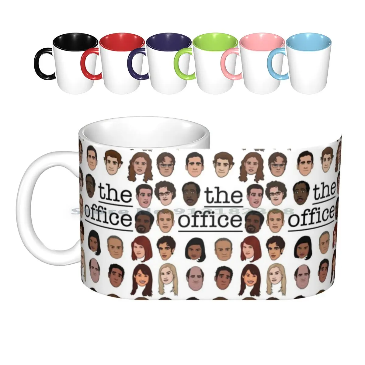 The Office Crew Ceramic Mugs Coffee Cups Milk Tea Mug The Office Office Cast Nbc Tv Michael Michael Dwight Schrute Jim Halpert