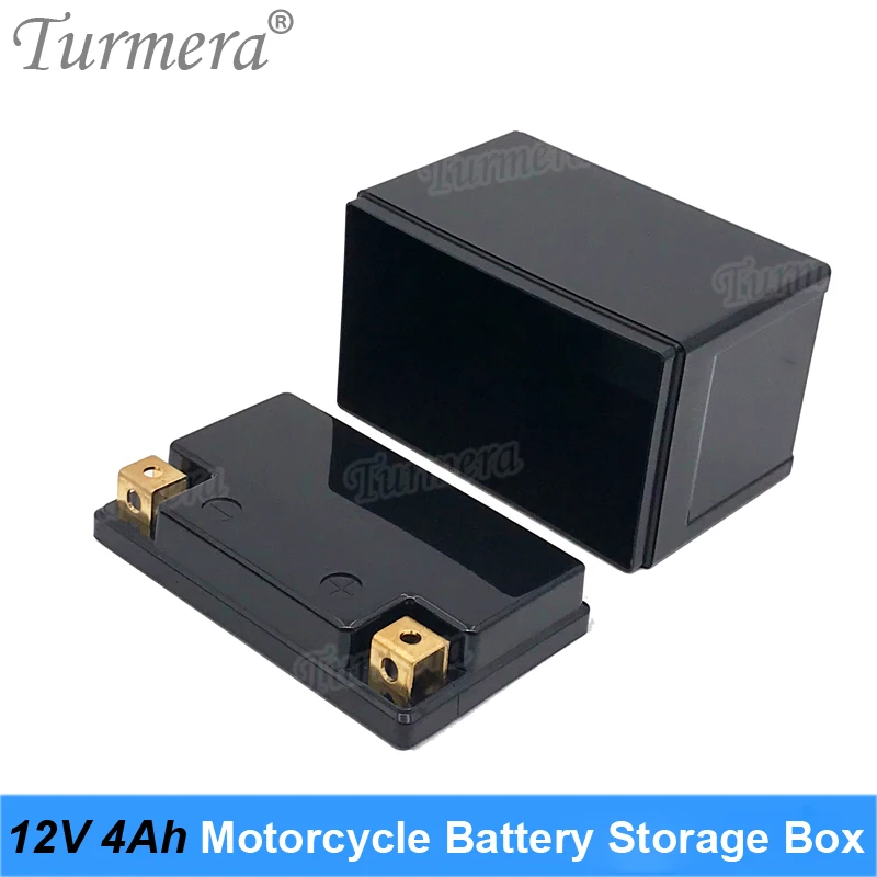 Turmera 12V 4Ah 5A 6A 7A Empty Motorcycle Storage Battery Box (No Battery),power bank 12v output box(only box)