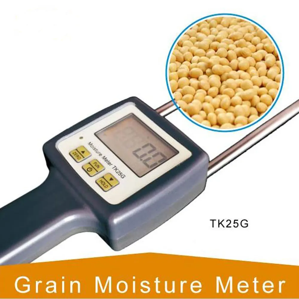 

TK25G grain moisture meter professionally measures 25 kinds of grain food Resolusion:0.1 Accuracy: ± 0.5%n