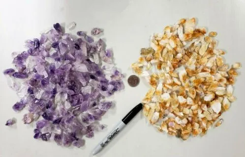 AMETHYST & CITRINE COMBO Bulk Wholesale Crystal Points & Chunks