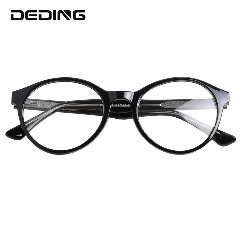 Fashion Round Glasses Frame Women Ultralight TR90 Eyeglasses with Spring Hinge Women Brand Designer Optical Spectacles DD1609