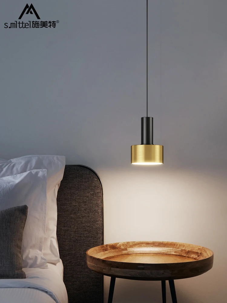 Bedside Chandelier Modern Minimalist Ins Internet Celebrity Long Line Dining-Room Lamp Light Luxury Nordic Lamps Room Bedroom