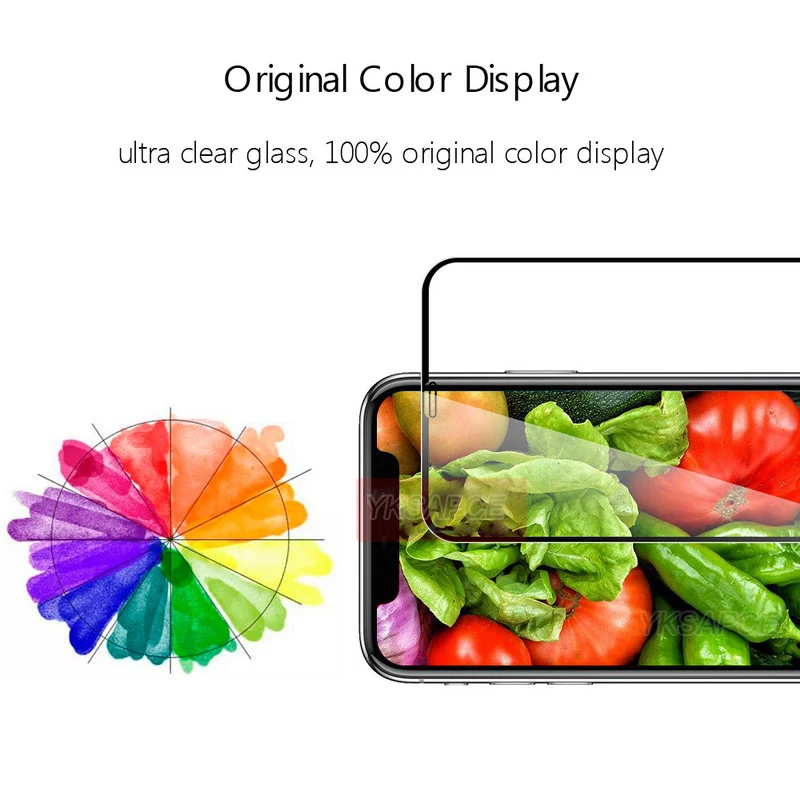 5 قطعة 2.5D واضح حامي الشاشة آيفون X XR XS 11 12 13 Mini Max 6 6s 7 8 Plus SE واقية 9H الزجاج المقسى