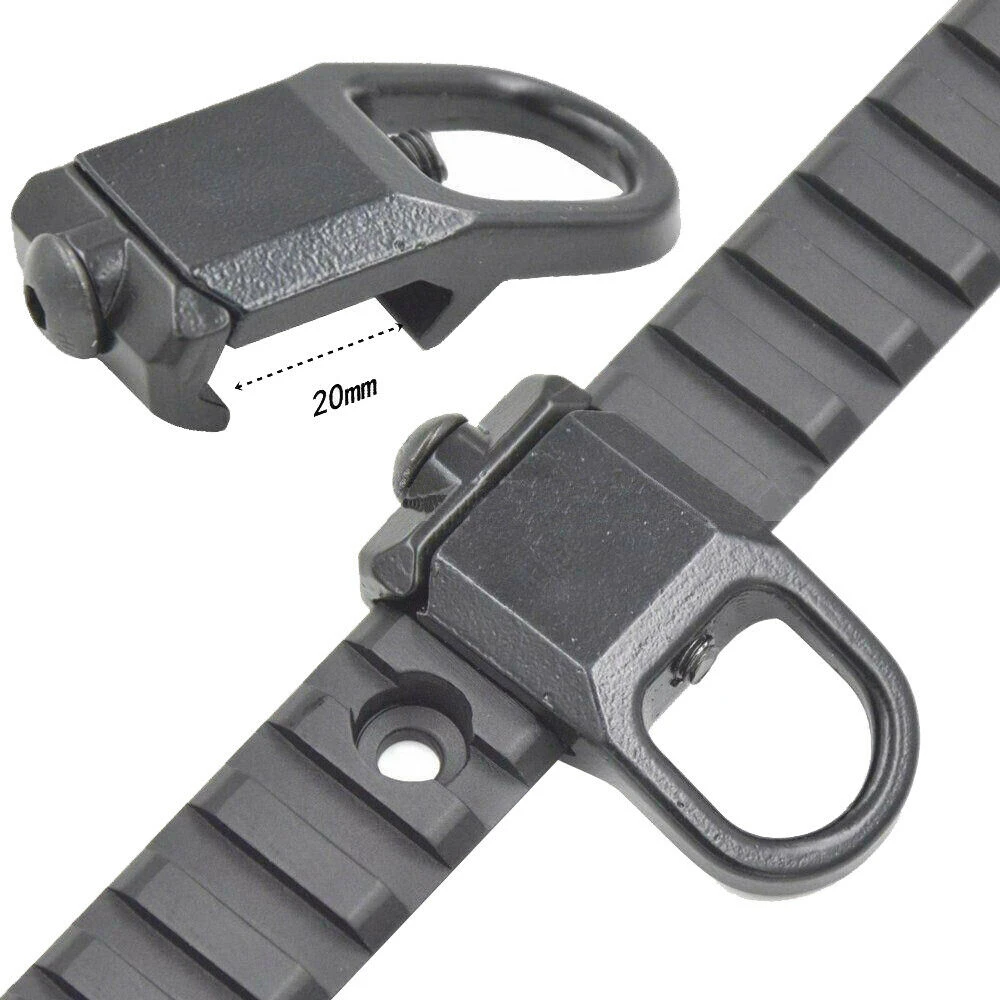 Tactical Quick Detach RSA GBB Buckle QD Sling Steel Mount Attachment Adapter Fit 20mm Rail Hunting Airsoft Rifle Gun Accessories