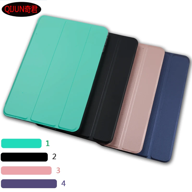 Cover Voor Samusng Galaxy Tab Een 9.7 Inch SM-T550 T555 P550 P555 9.7 "Tablet Case Pu Leather Smart Sleep tri-Fold Beugel Cover