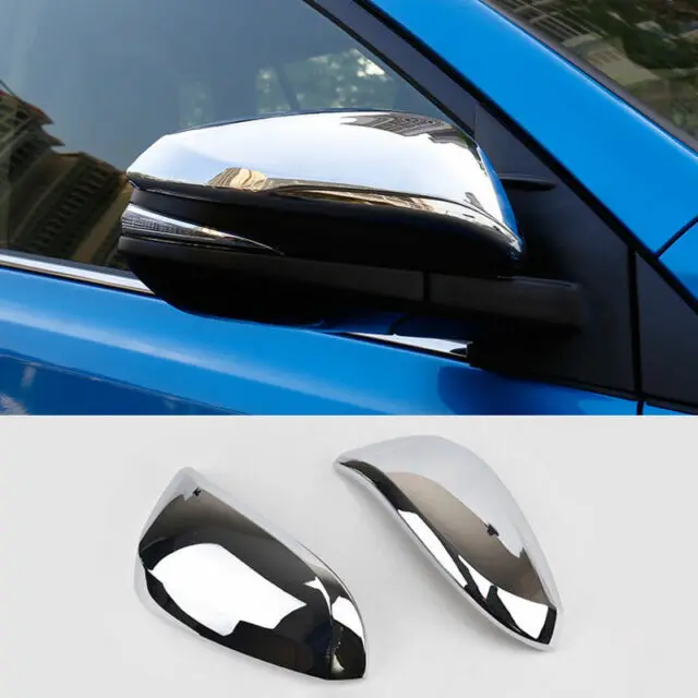 

Fit For Toyota RAV4 2013-2017 High quality Chrome Side Mirror Rear View Cover Molding Cover Trim 2pcs
