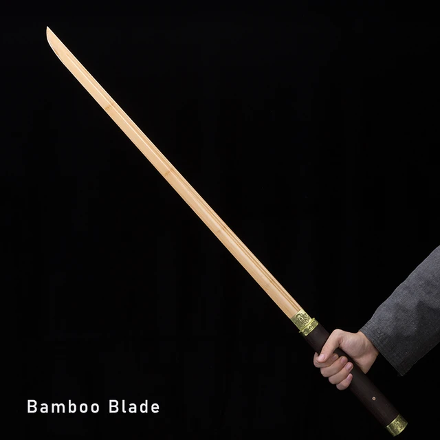 Wooden Swords Tanto/Wakizashi/Katana Straight Tang Jian Bamboo 
