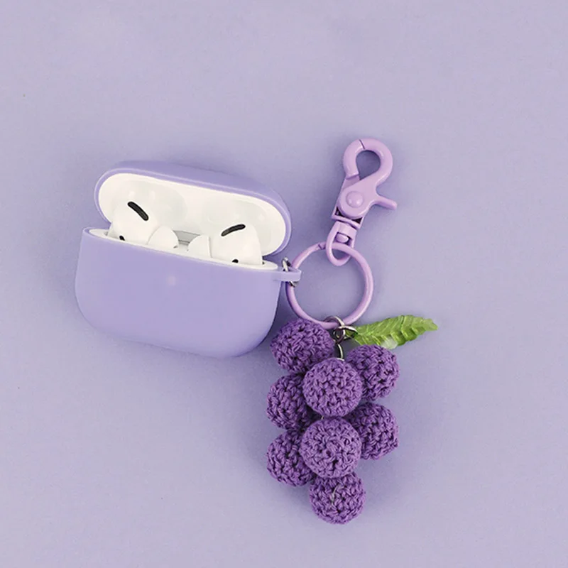 Силиконовый чехол для наушников Apple Air pods Pro, с изображением винограда