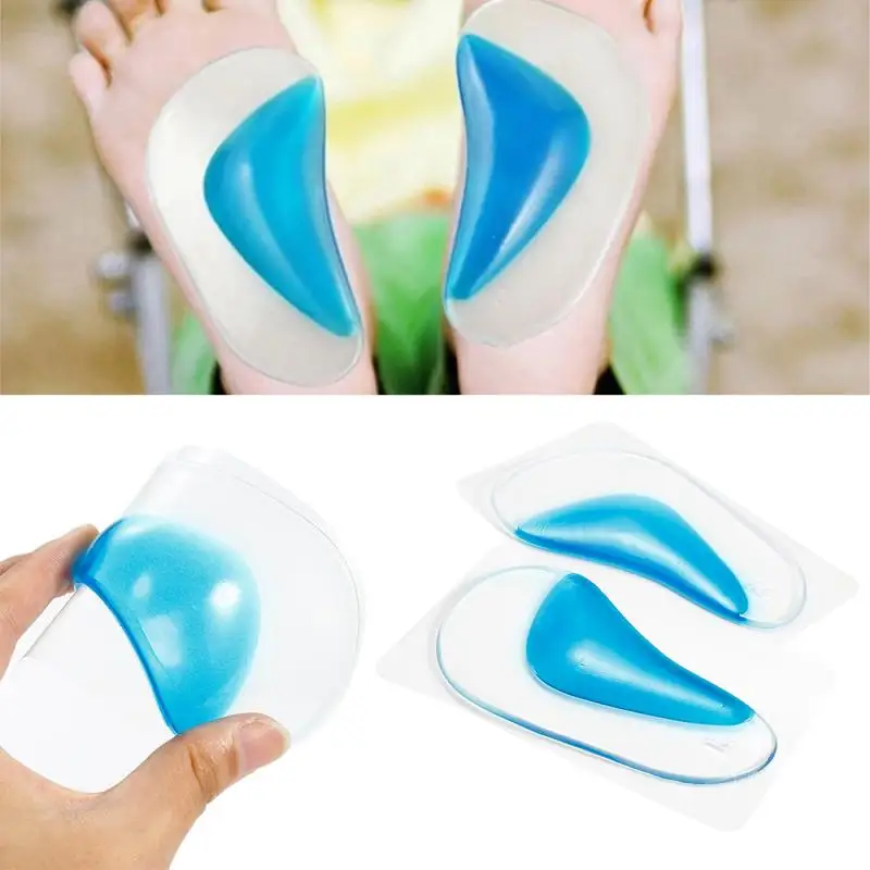 1Pair Kids Arch Orthotic Support Insole Flatfoot Corrector Shoe Cushion Insert Insoles Silicone Gel Orthopedic Pad Foot Care