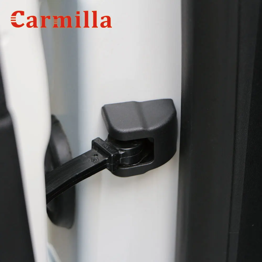 4Pcs ABS Car Door Lock Protection Cover Doors Lock Sticker for Ford Focus 3 Mk3 Fiesta MK7 2009-2015 Ecosport Car Protector
