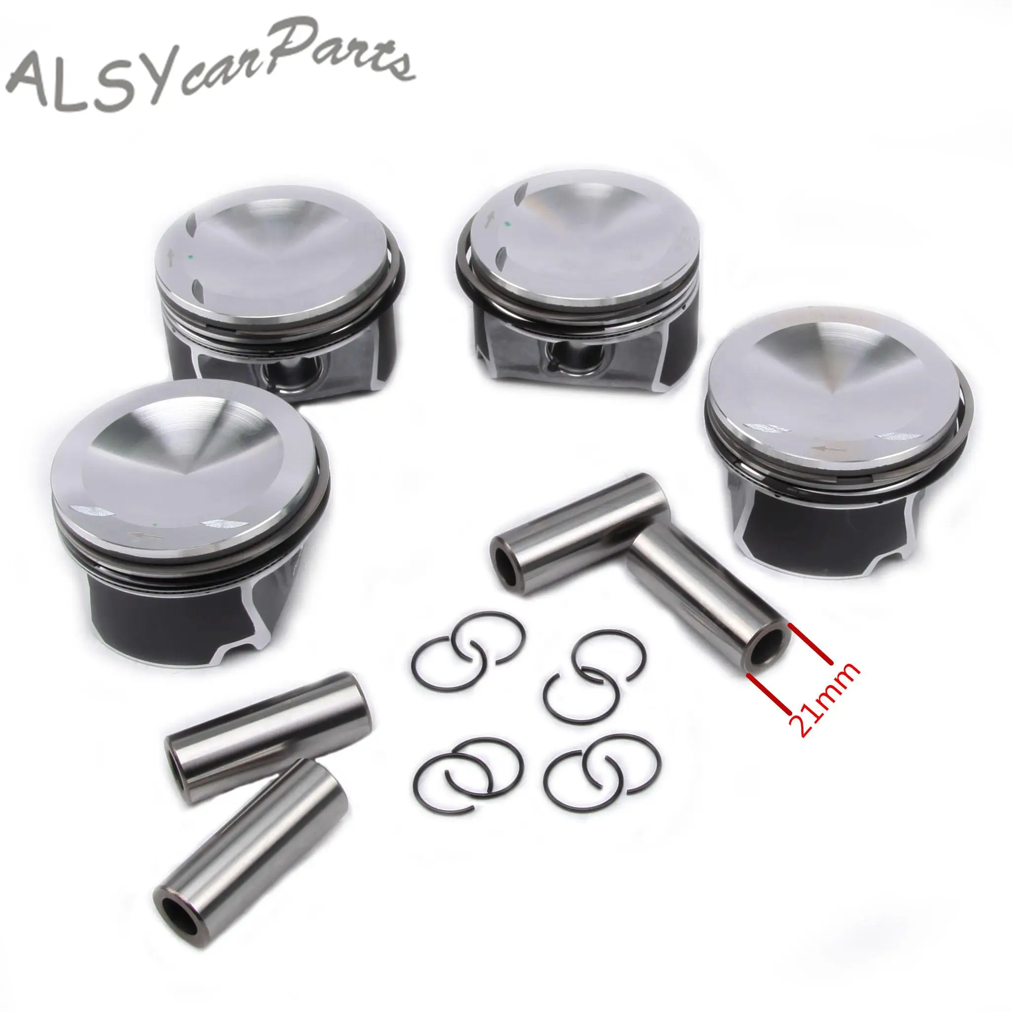 

Engine Pistons & Rings Kit Size Φ82.51mm / Φ21mm 06D 107 066 L For AUDI S3 TTS Quattro TESI CDMA VW Golf Scirocco 2.0 TSI Seat